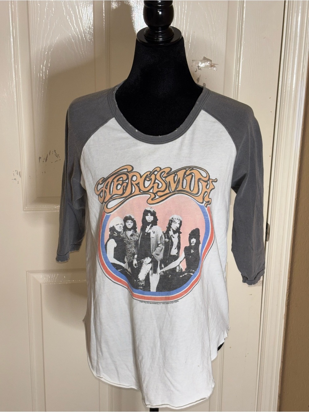 Junk Food Aerosmith Long Sleeve T-Shirt,L Large Cotton